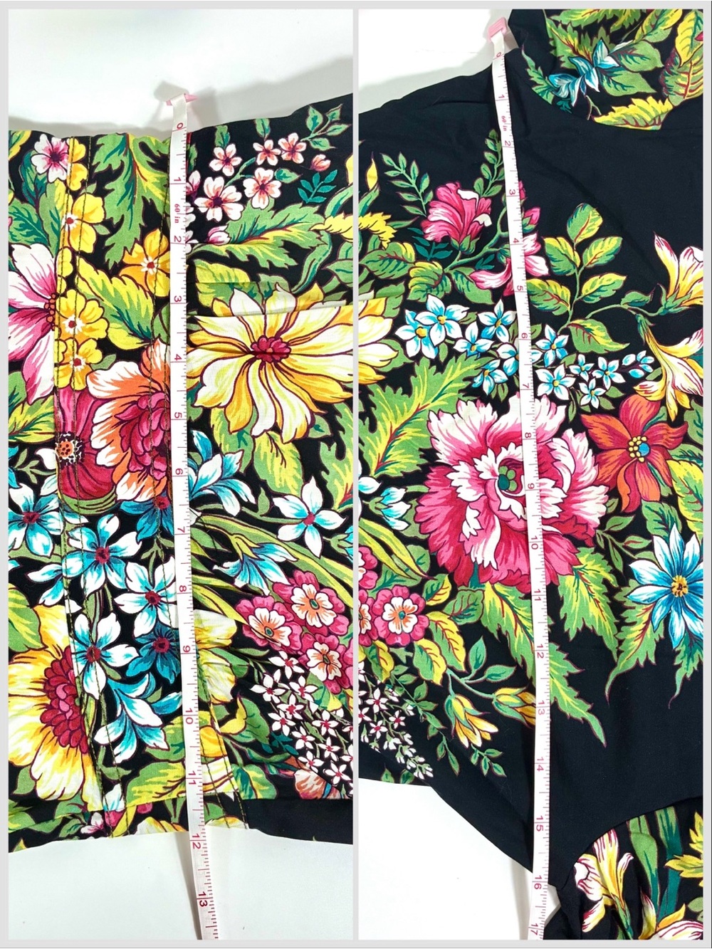 Etro Floral Print Long Sleeve Midi Dress Black US 0 IT 36 NWT Cotton - Picture 15 of 16